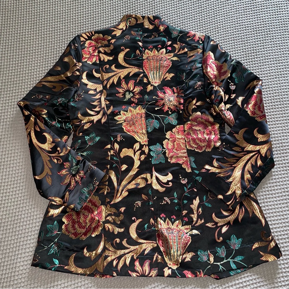 Soft Surroundings Moon Dynasty Brocade Jacquard Jacket - Picture 15 of 16